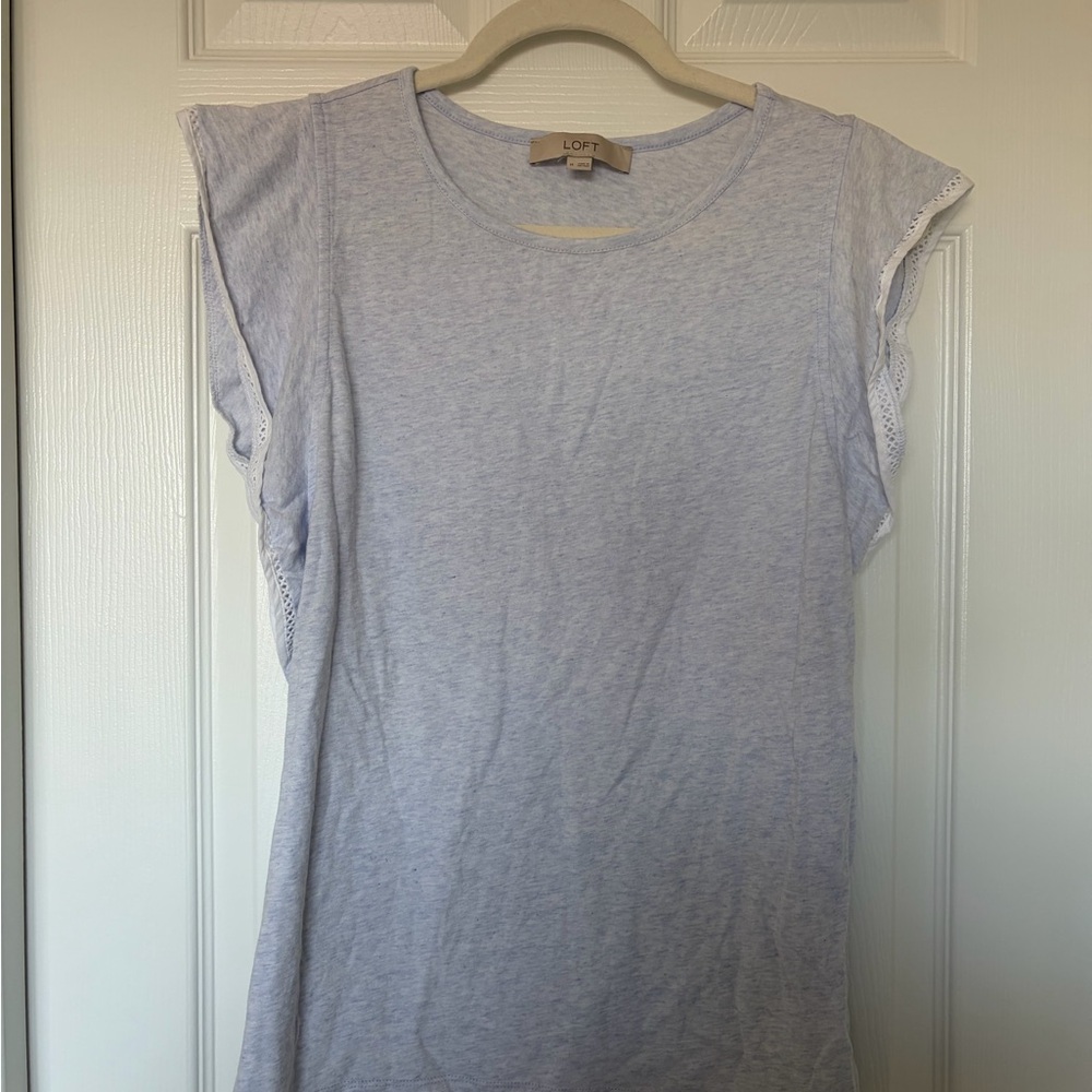 LOFT Light Blue Women's Top